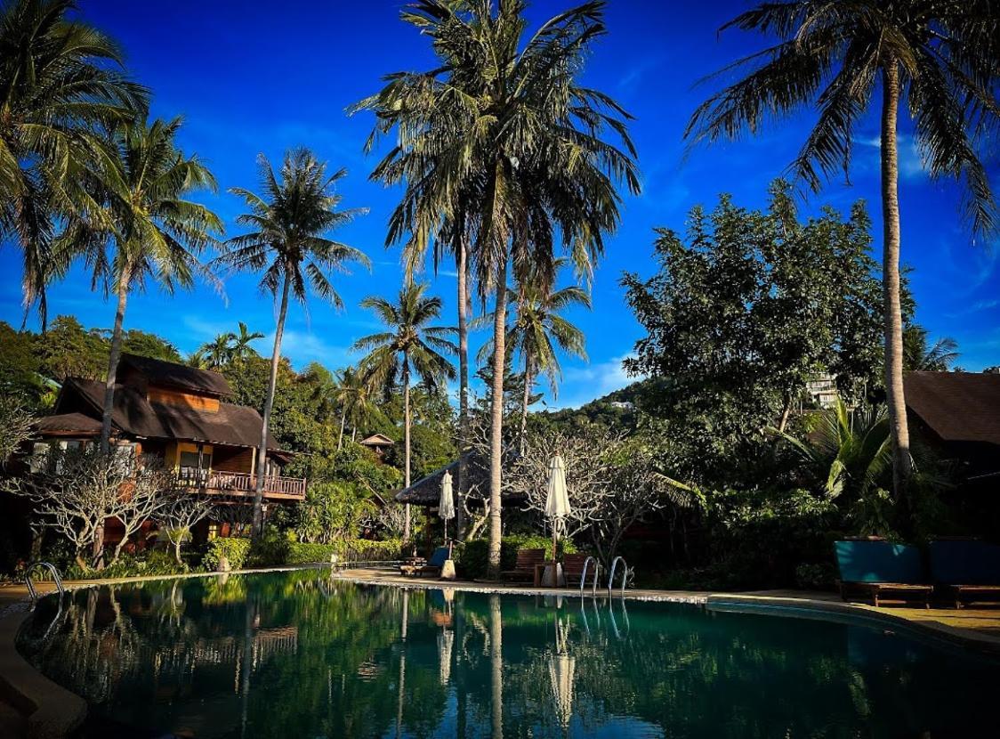 Green Papaya Beach Resort, Koh Phangan Салад-Бич Экстерьер фото