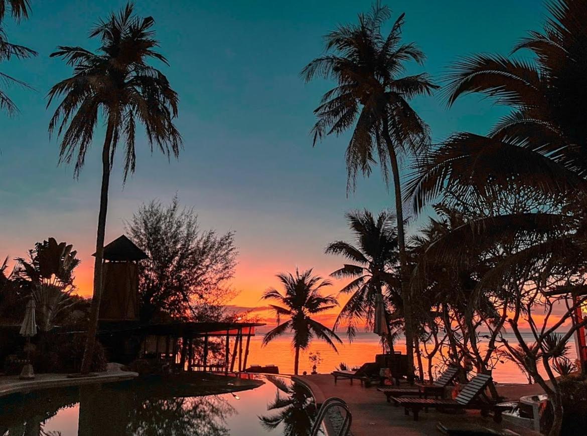 Green Papaya Beach Resort, Koh Phangan Салад-Бич Экстерьер фото